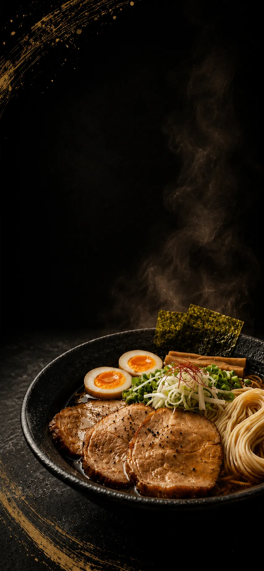 Exquisite ramen bowl